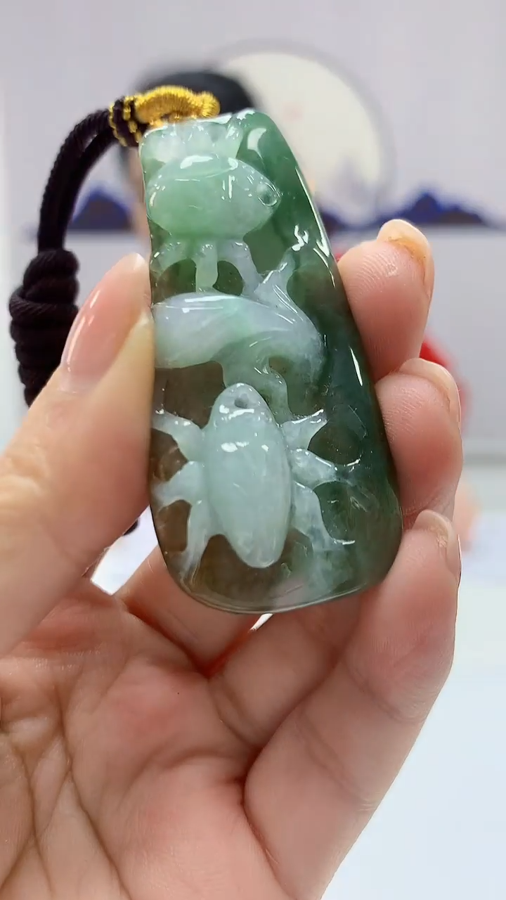 【闪购商品】定制翡翠未镶嵌4902ms-毛货甲虫57