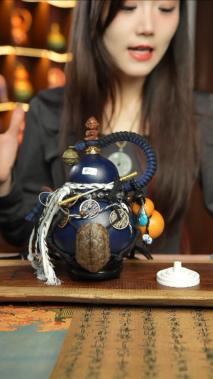 108号精品大漆酒葫芦防腐防渗装水茶酒