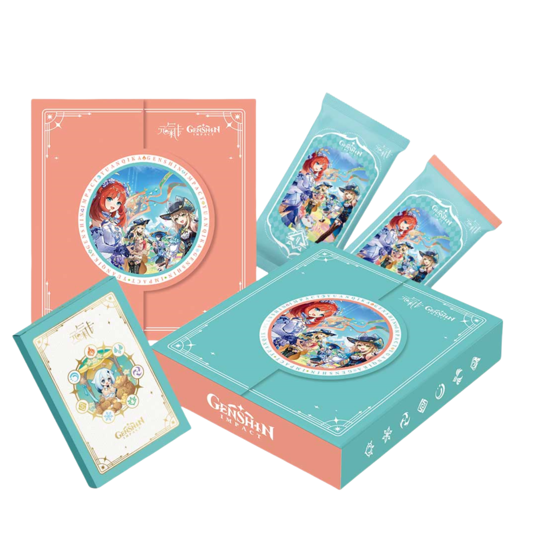 【双欧11】Q元气卡第4弹神之眼 国产二创 收藏卡牌盲盒（代拆）