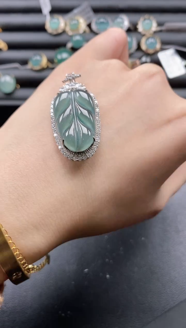 【闪购商品】翡翠戒指银S925镶嵌51151