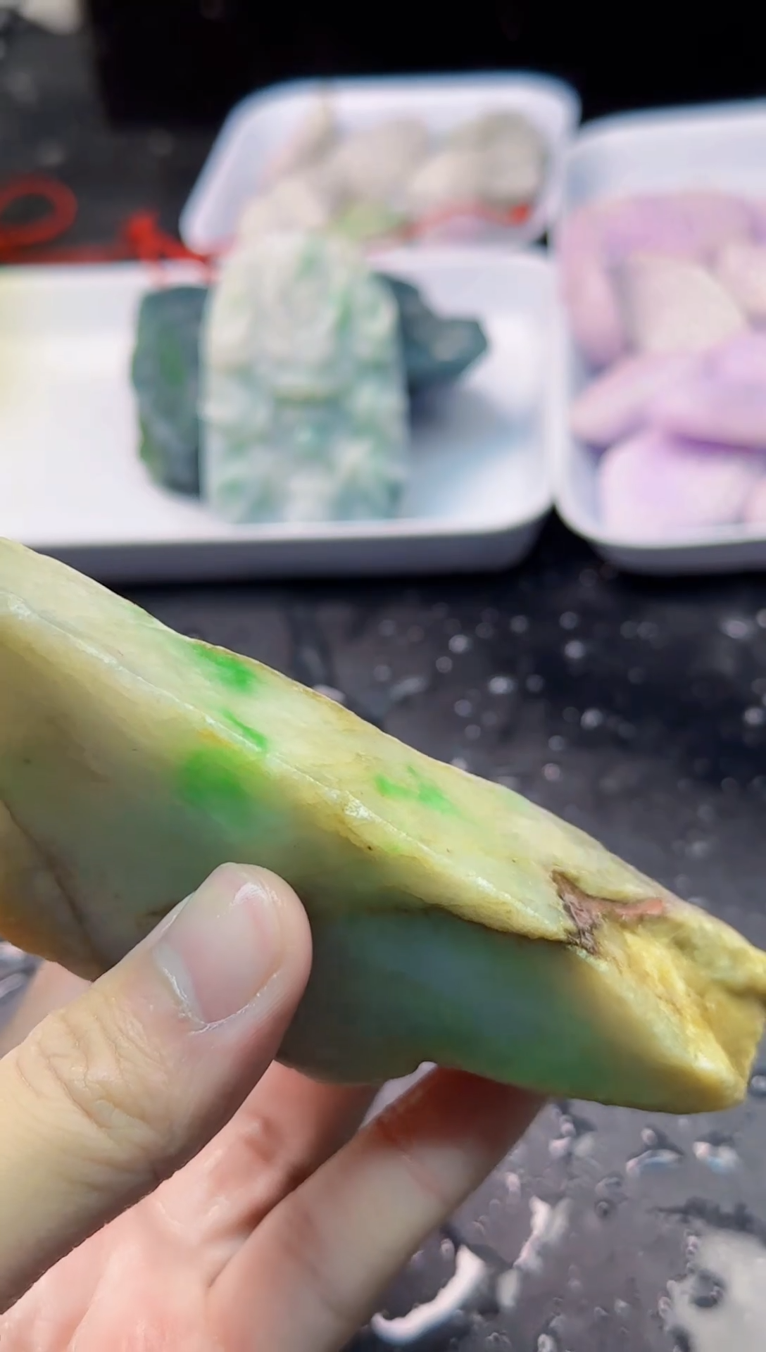 配石翡翠065天然A货翡翠