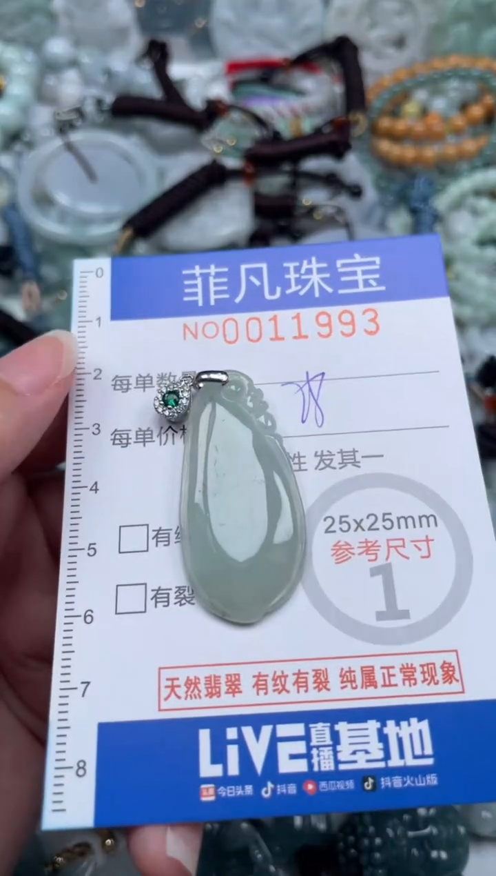颈饰未镶嵌翡翠11993