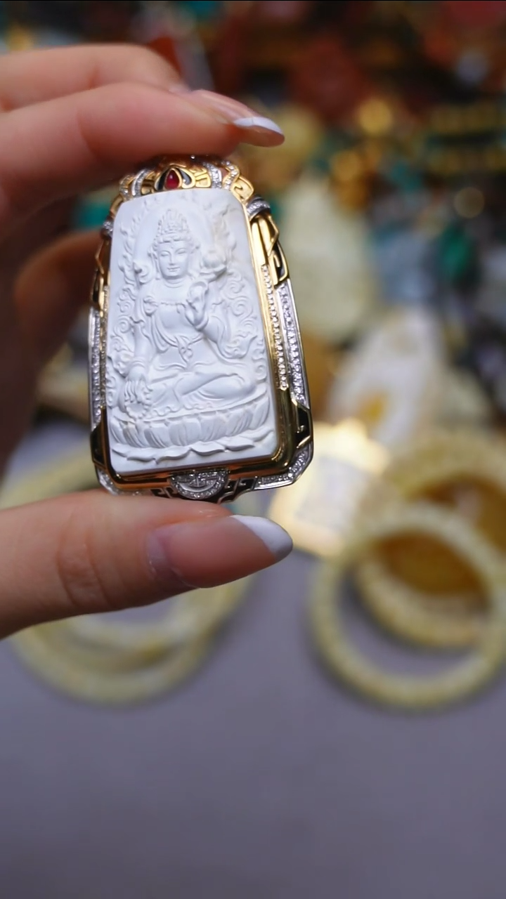 【闪购商品】琥珀裸石18K金镶嵌20250115-1