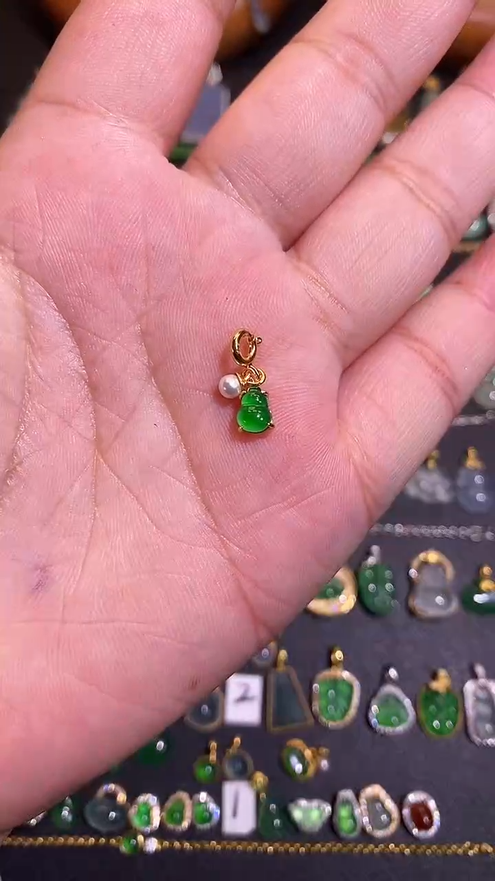 【闪购商品】翡翠吊坠(不含链)银S925镶嵌1