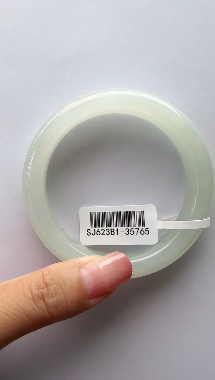 和田玉手镯未镶嵌55