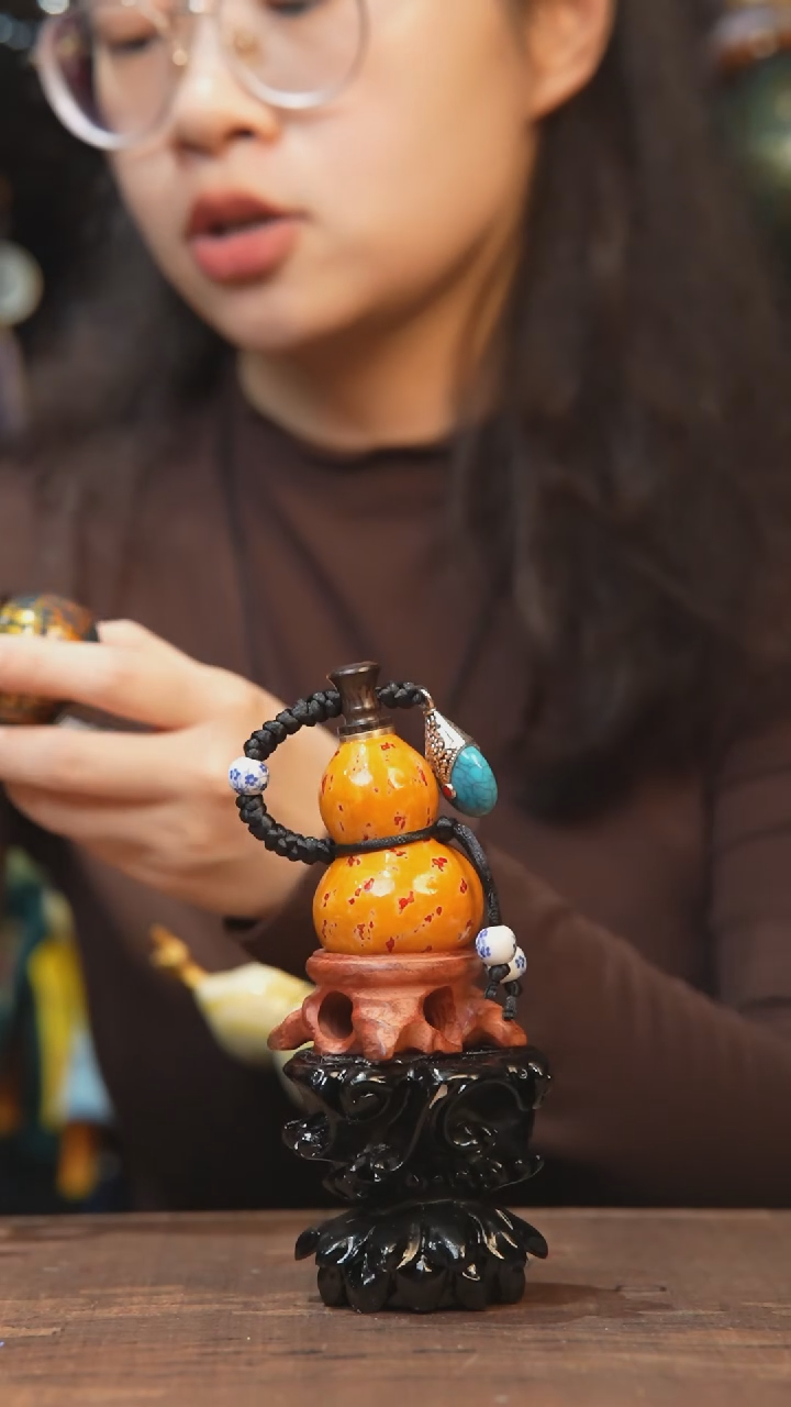 【闪购商品】894号-大漆开口小葫芦手捻