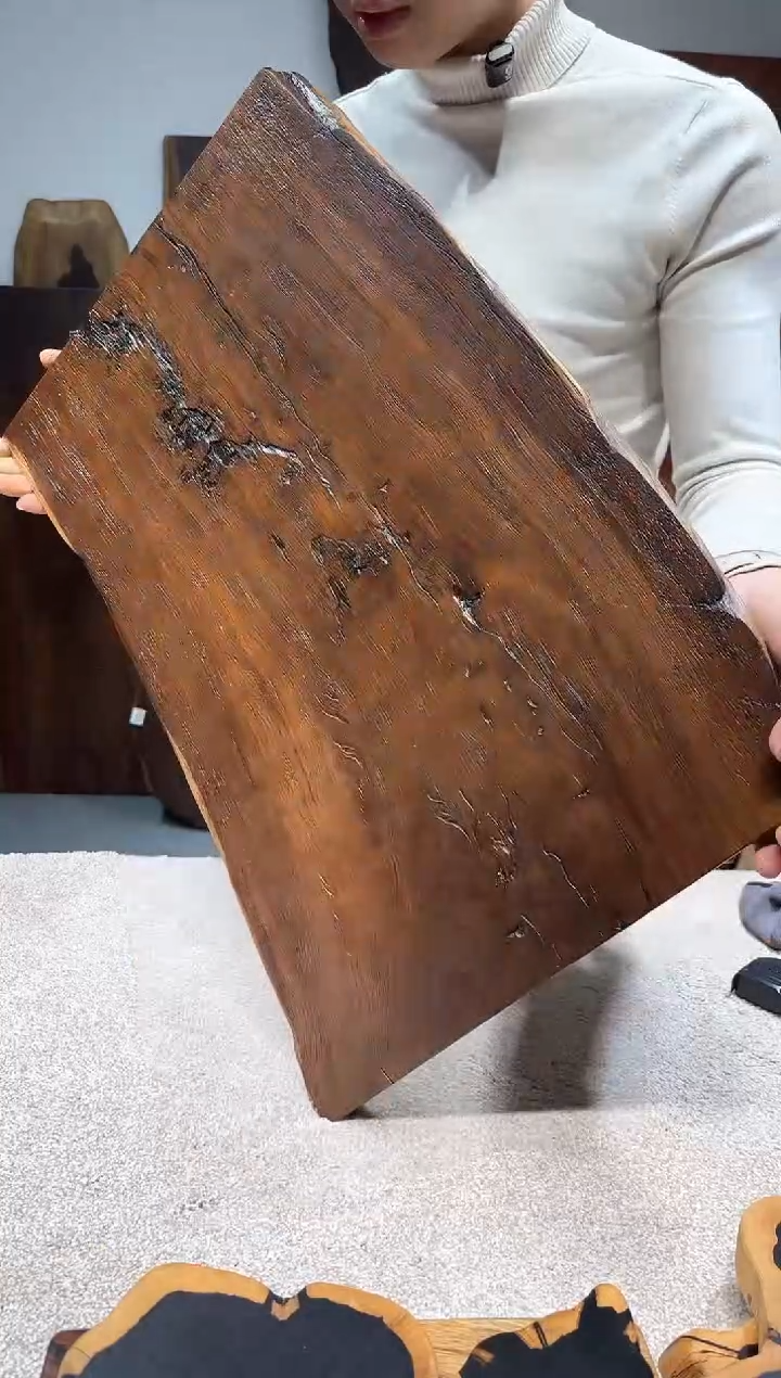 【闪购商品】风车木（黑檀木）尺寸60*40*2.5编号433