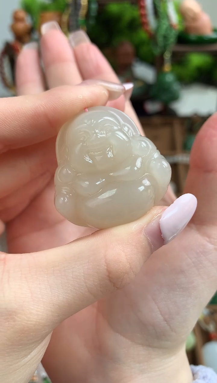 【闪购商品】和田玉颈饰未镶嵌吊坠35mm