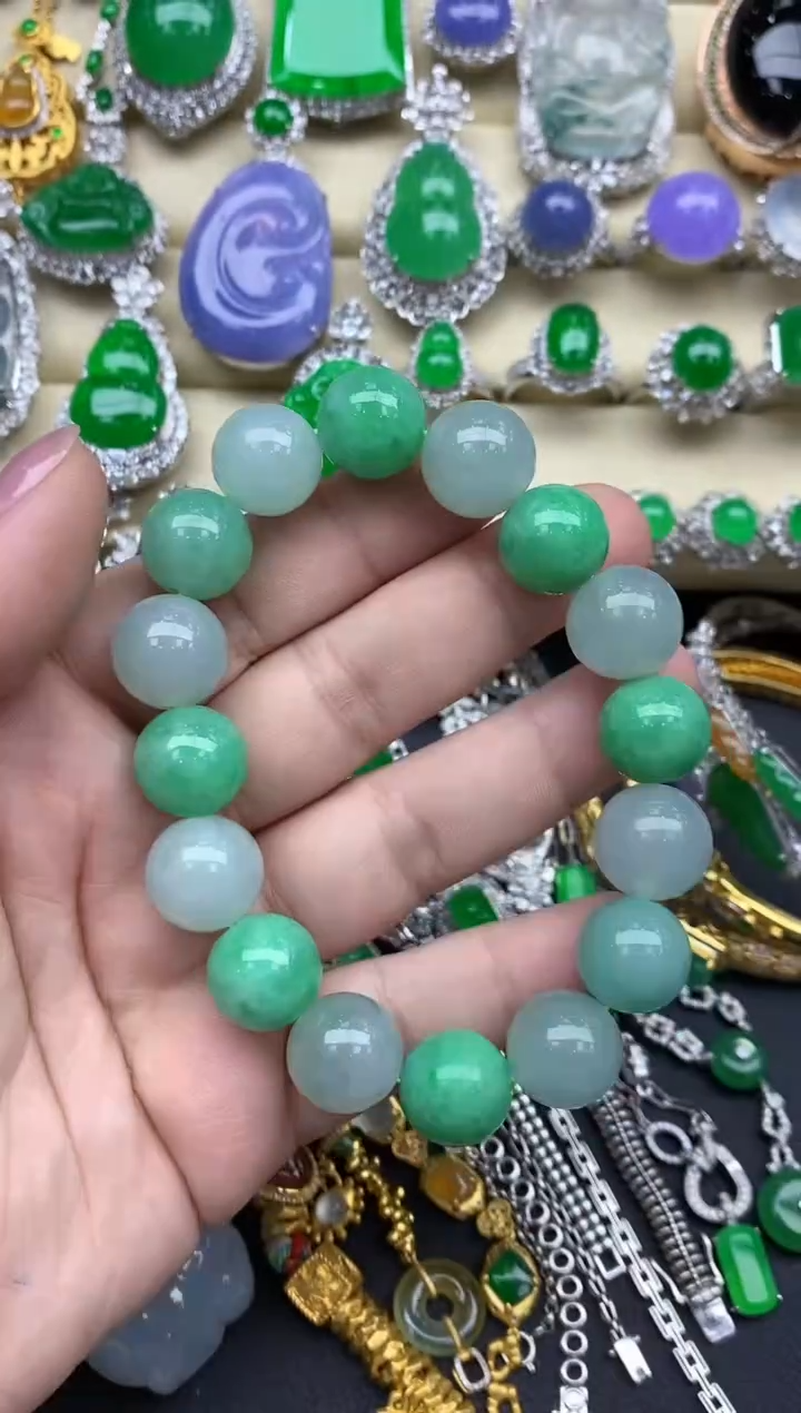 【闪购商品】翡翠手串未镶嵌384--中国好珍宝