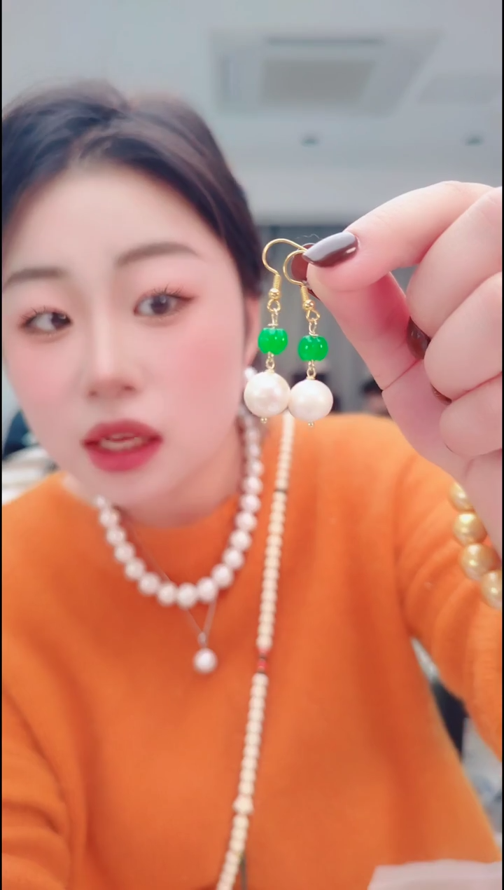 颈饰未镶嵌淡水珍珠0207耳坠