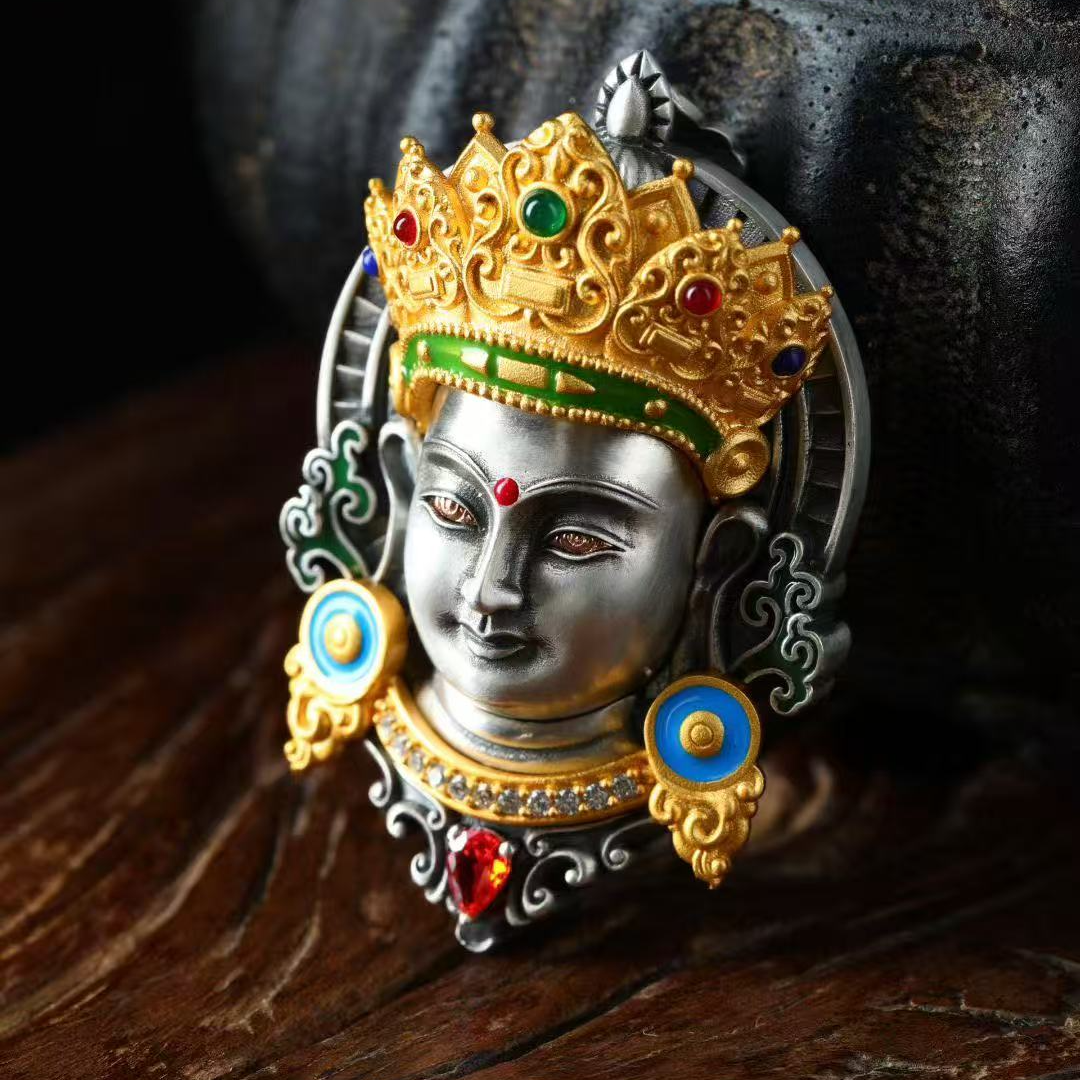 吊坠925银 【传饰圣藏】度母吊坠