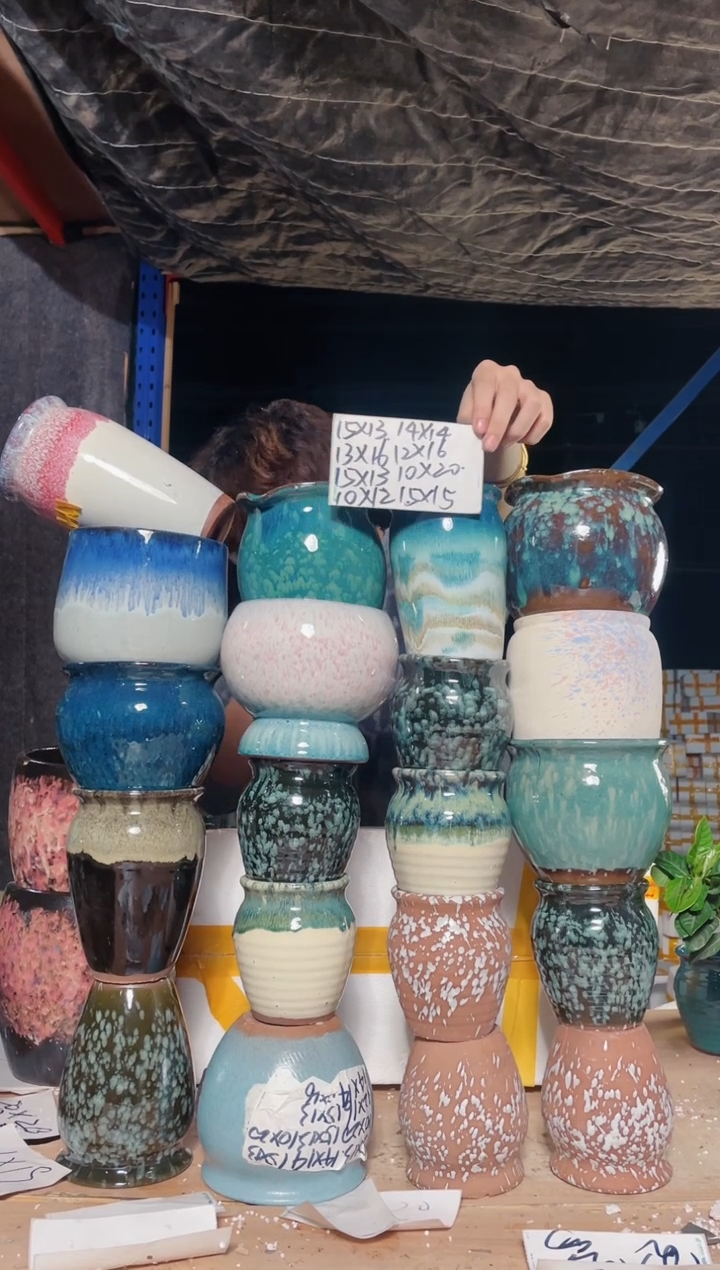 紫砂花盆宜兴紫砂粗陶花盆109-2