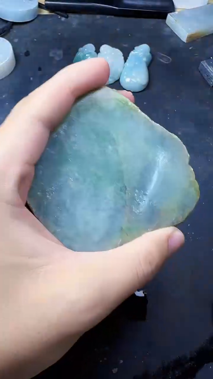 翡翠挂件未镶嵌秋**起035翡翠