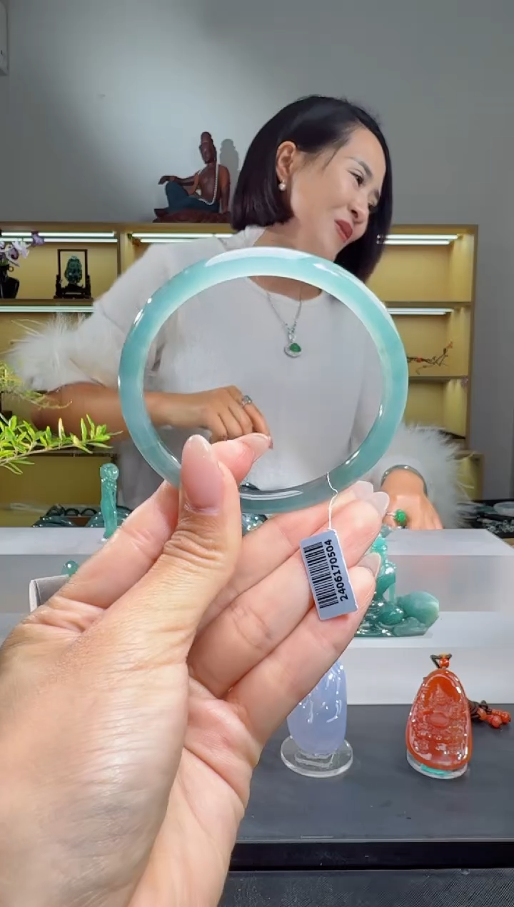 未镶嵌手镯翡翠58.4圈