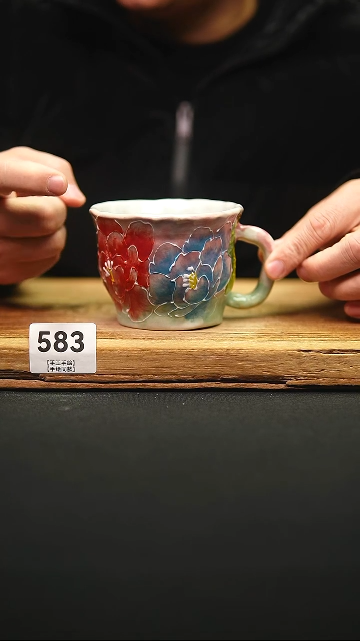 @@陶园瓷舍@@纯手工手绘@高温釉下彩