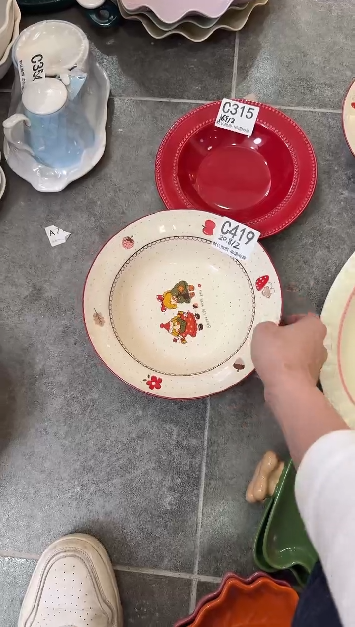 摆件陶C315+C419 陶瓷餐具库存微瑕