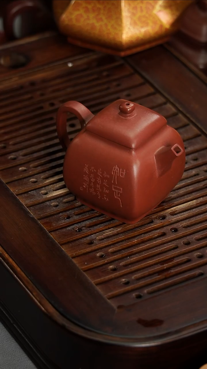 茶壶紫砂宜兴紫砂紫泥130毫升