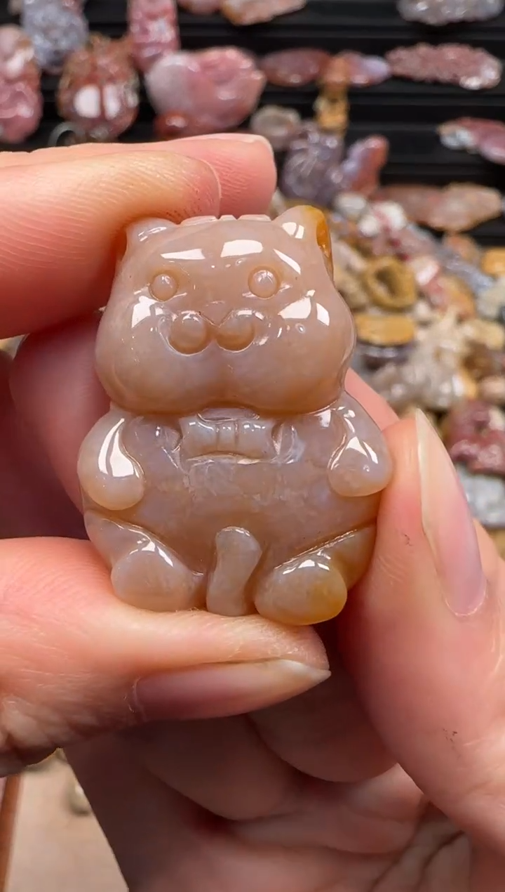 【闪购商品】硅化珊瑚（珊瑚玉）颈饰未镶嵌515