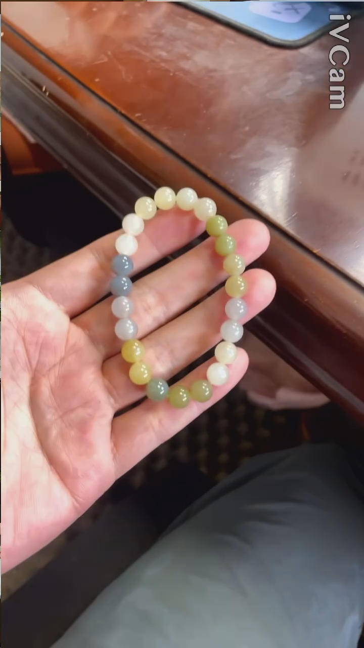 未镶嵌手串和田玉（糖玉）9463号