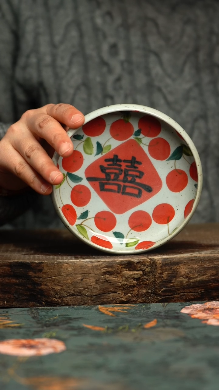 【闪购商品】杯釉下彩手工手绘同款陶器