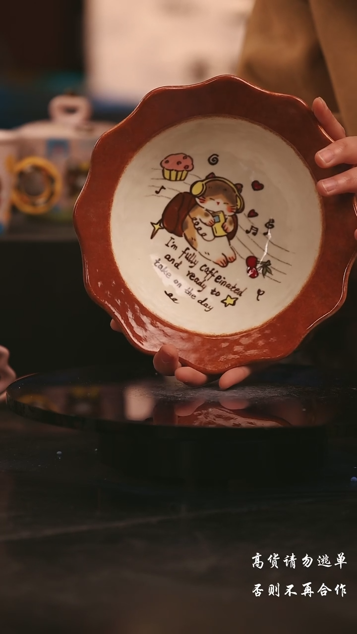 陶瓷景德镇可爱设计师款陶瓷 