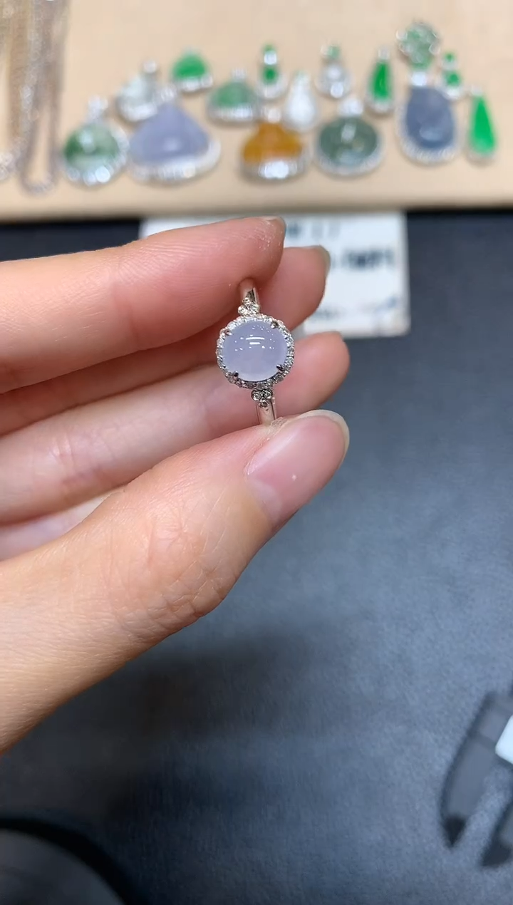 【闪购商品】翡翠戒指18K金镶嵌【无服务费