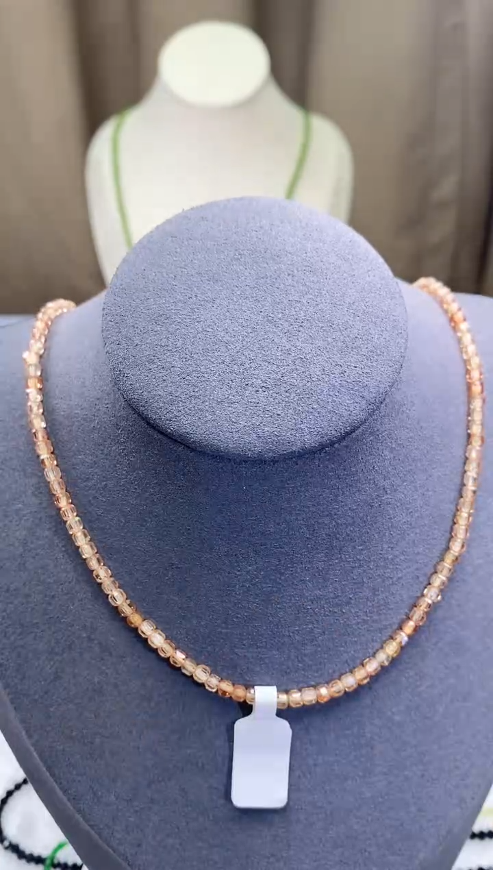 【闪购商品】尖晶石颈饰14K金镶嵌诗颜甄选珠宝SYZB94