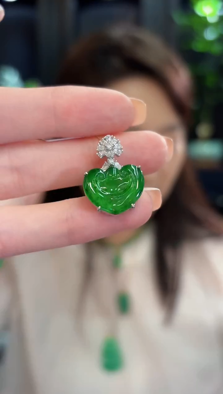 吊坠(不含链)未镶嵌翡翠 缅甸A货/支持复检/一件