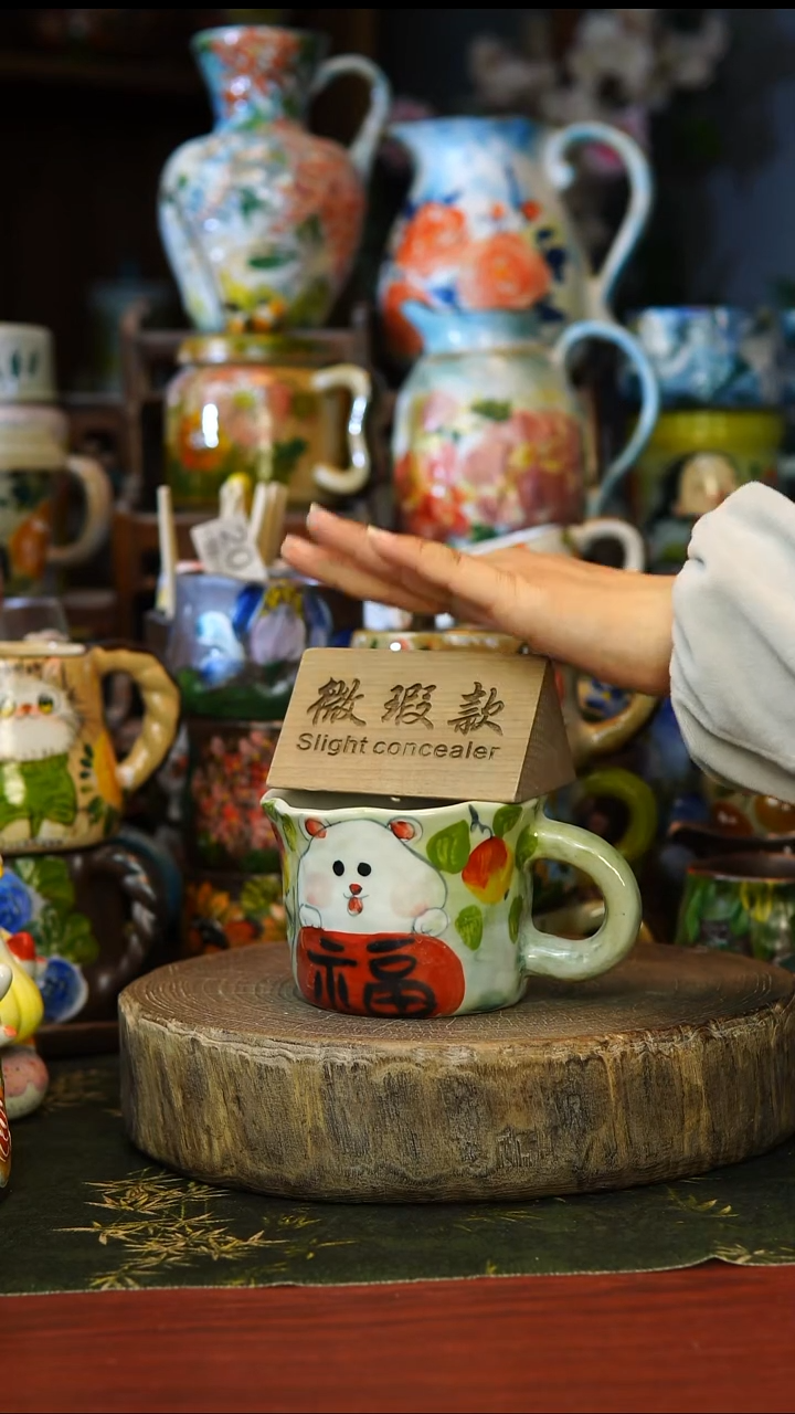 陶瓷30景德镇手工手绘釉下彩
