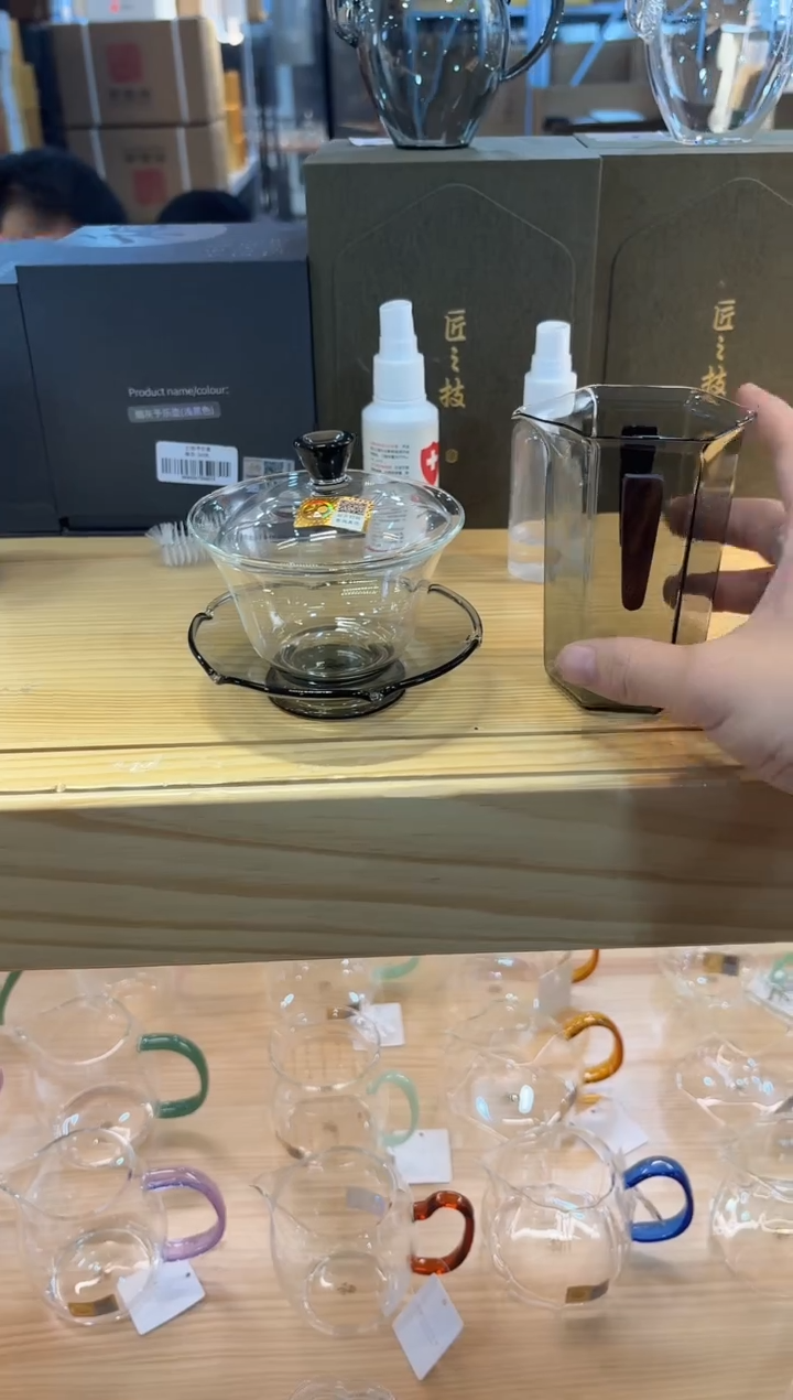 【闪购商品】禾器-荷叶盖碗-烟灰色+禾器木契