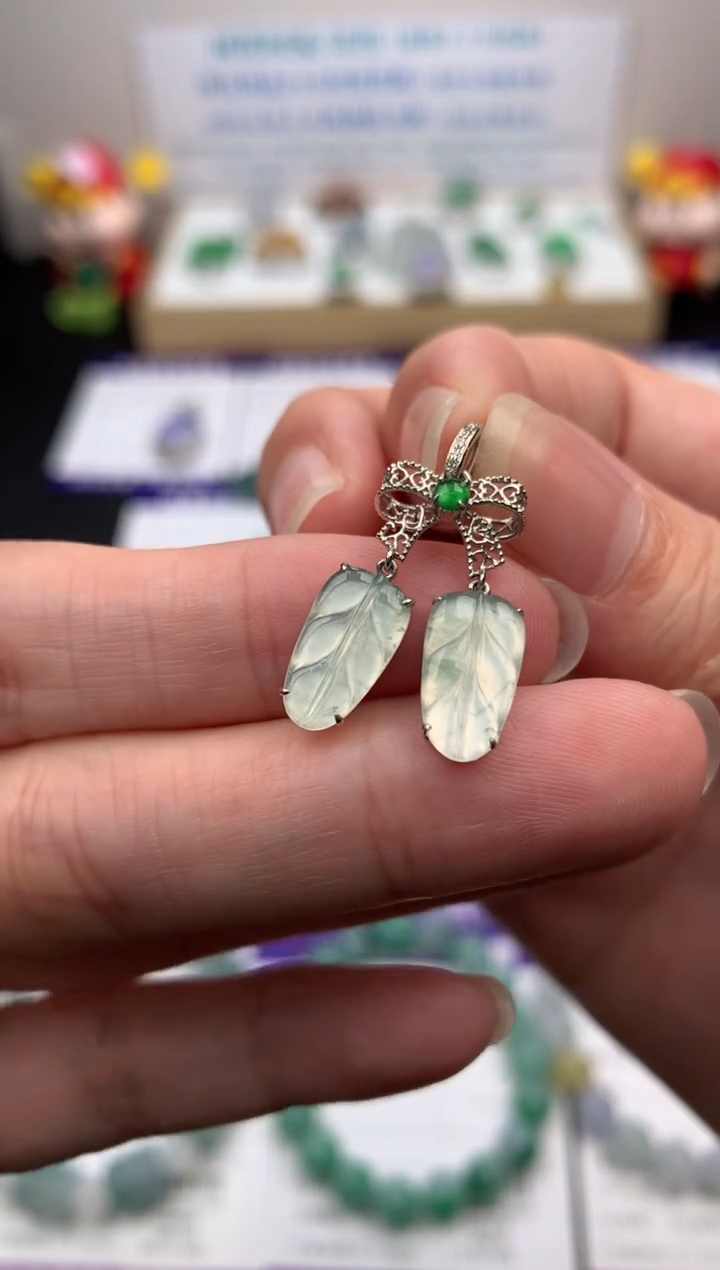 【闪购商品】定制翡翠18K金镶嵌模式推广期24小时鉴赏期