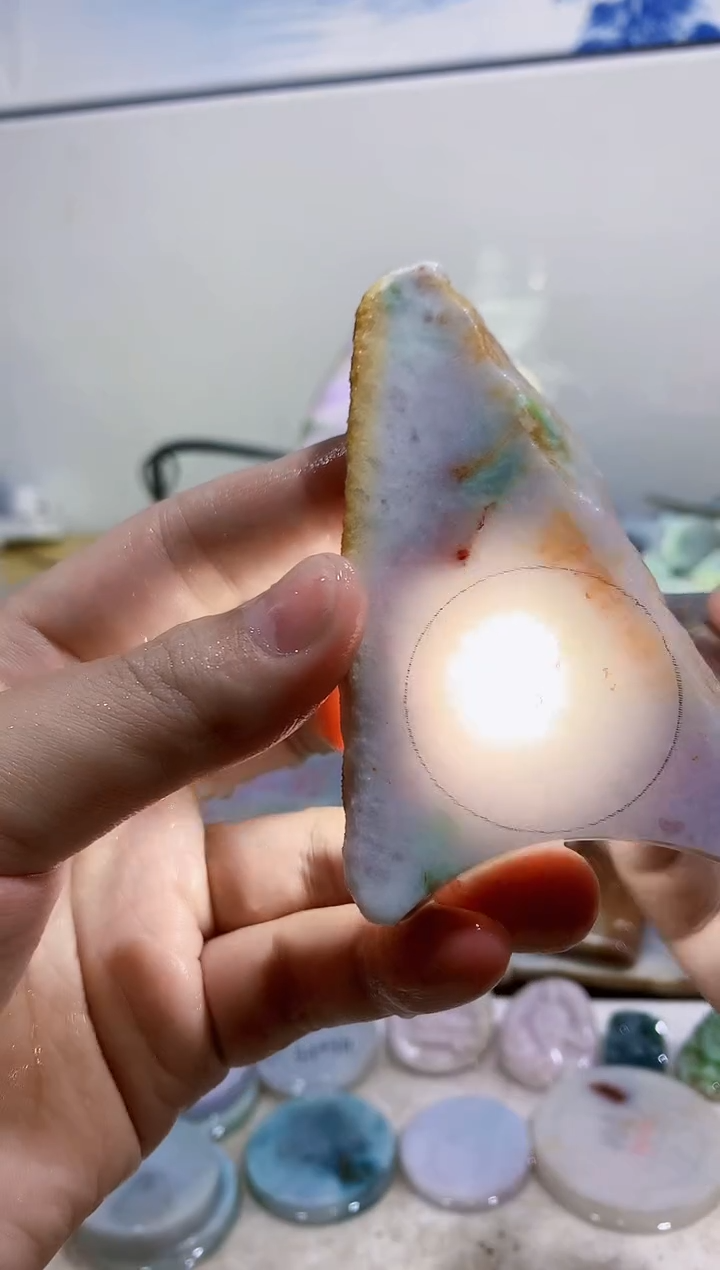 颈饰未镶嵌翡翠0蒙0翡翠珠宝675