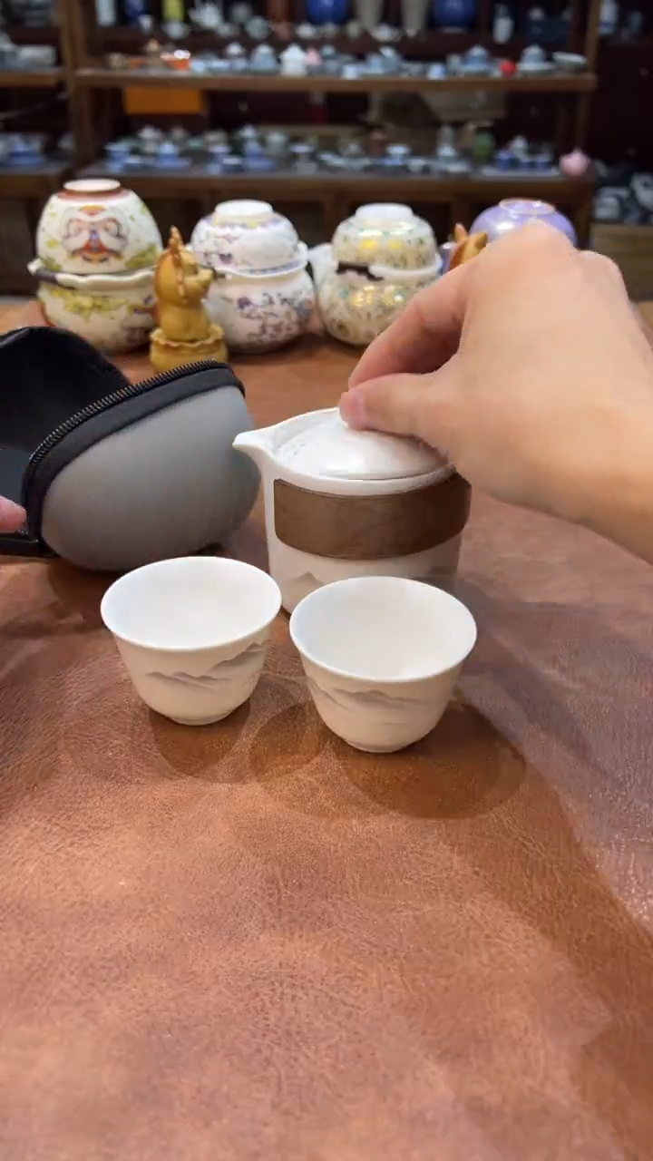 真的很便宜会开片的旅行茶具·1·