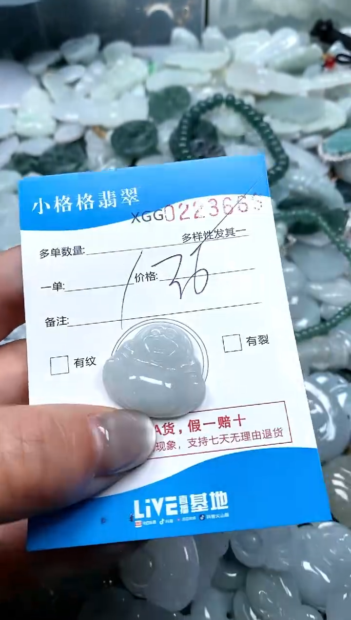 翡翠未镶嵌颈饰闪购商品0223666