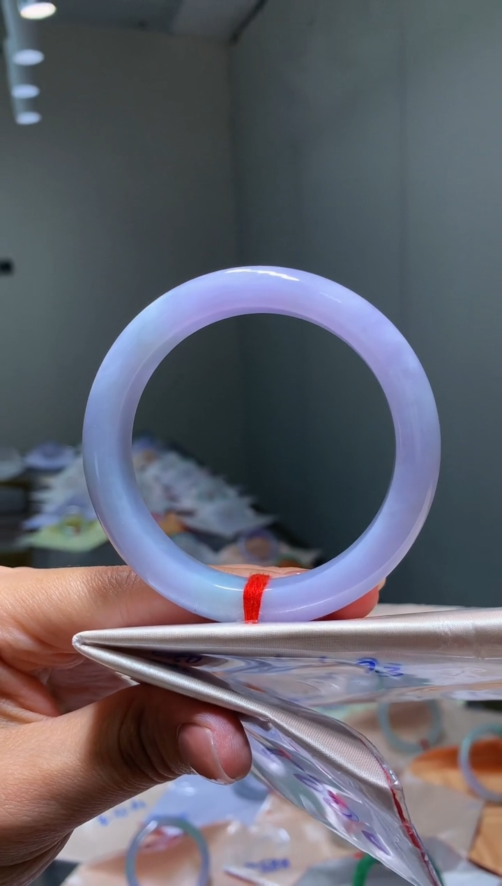 翡翠手镯未镶嵌翡翠手镯K80圈口58.4