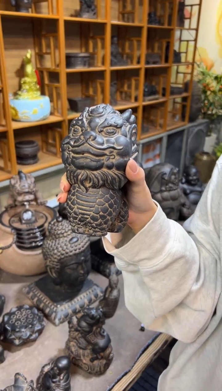 陶土【火山泥】天佑麒麟