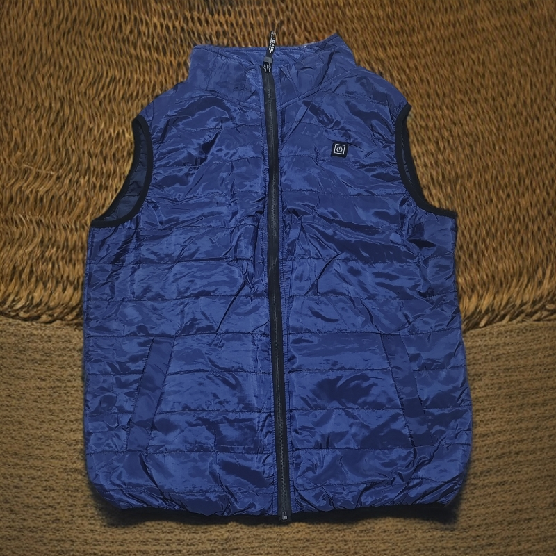 电子热马甲居家日用服（蓝色XL）