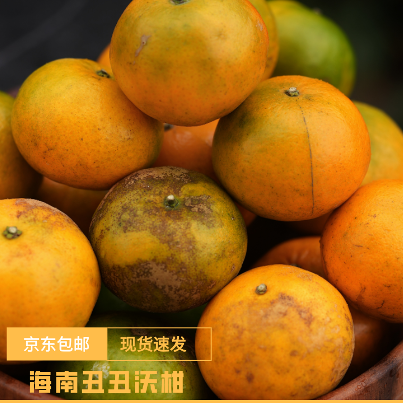 【京东包邮】海南沃柑丑丑沃柑爆甜多汁热带花皮柑新鲜应季孕妇水果