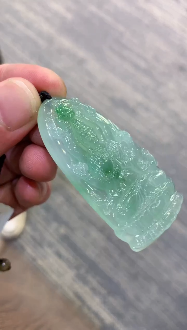 颈饰未镶嵌翡翠天然A货翡翠