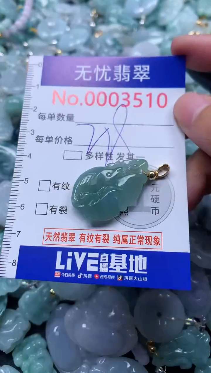 颈饰未镶嵌翡翠3511