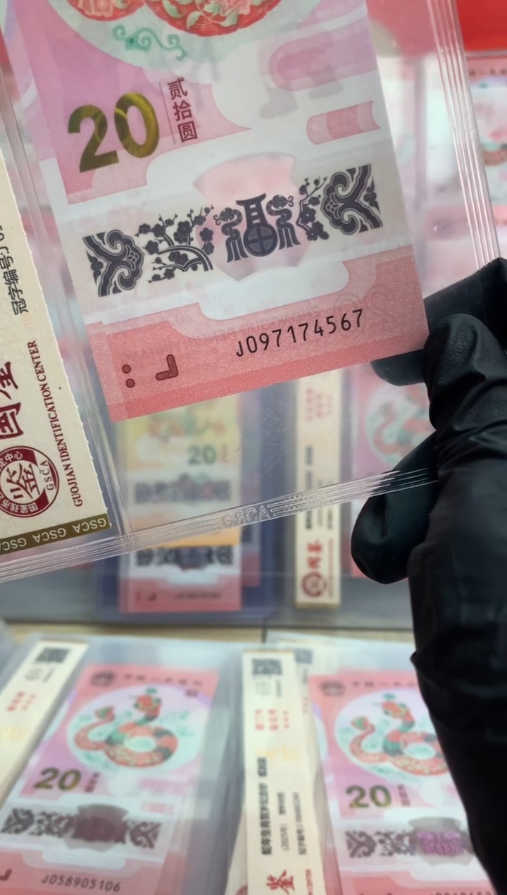 【闪购商品】塑料蛇钞 真钞【单张】4567