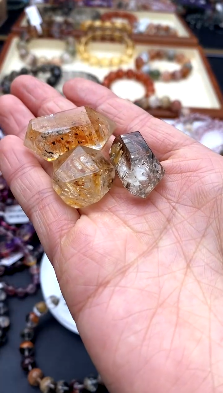 【闪购商品】水晶原石未镶嵌油胆