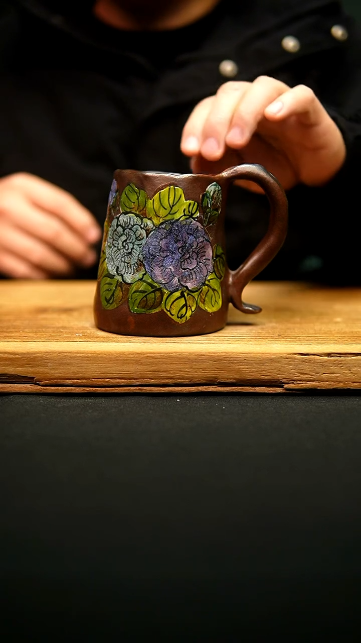 @@陶园瓷舍@@纯手工手绘@高温釉下彩