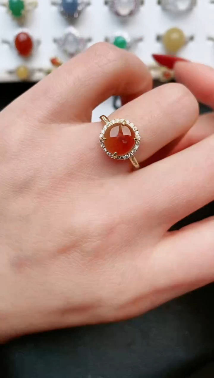 【闪购商品】翡翠戒指银S925镶嵌.....