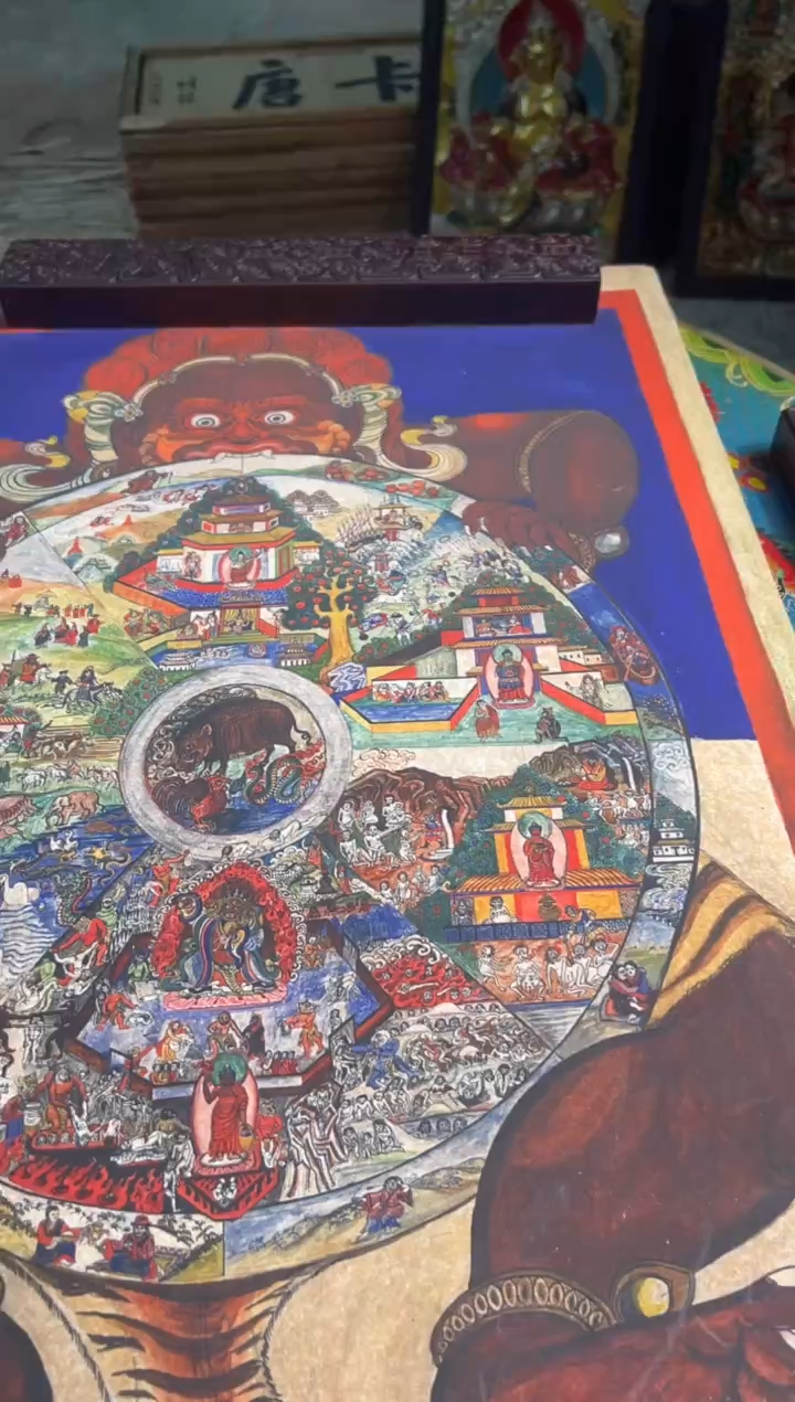 卷轴画卷轴画奥奥的唐卡