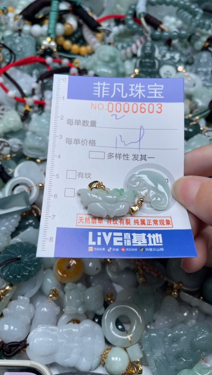 【闪购商品】翡翠颈饰未镶嵌00..0603