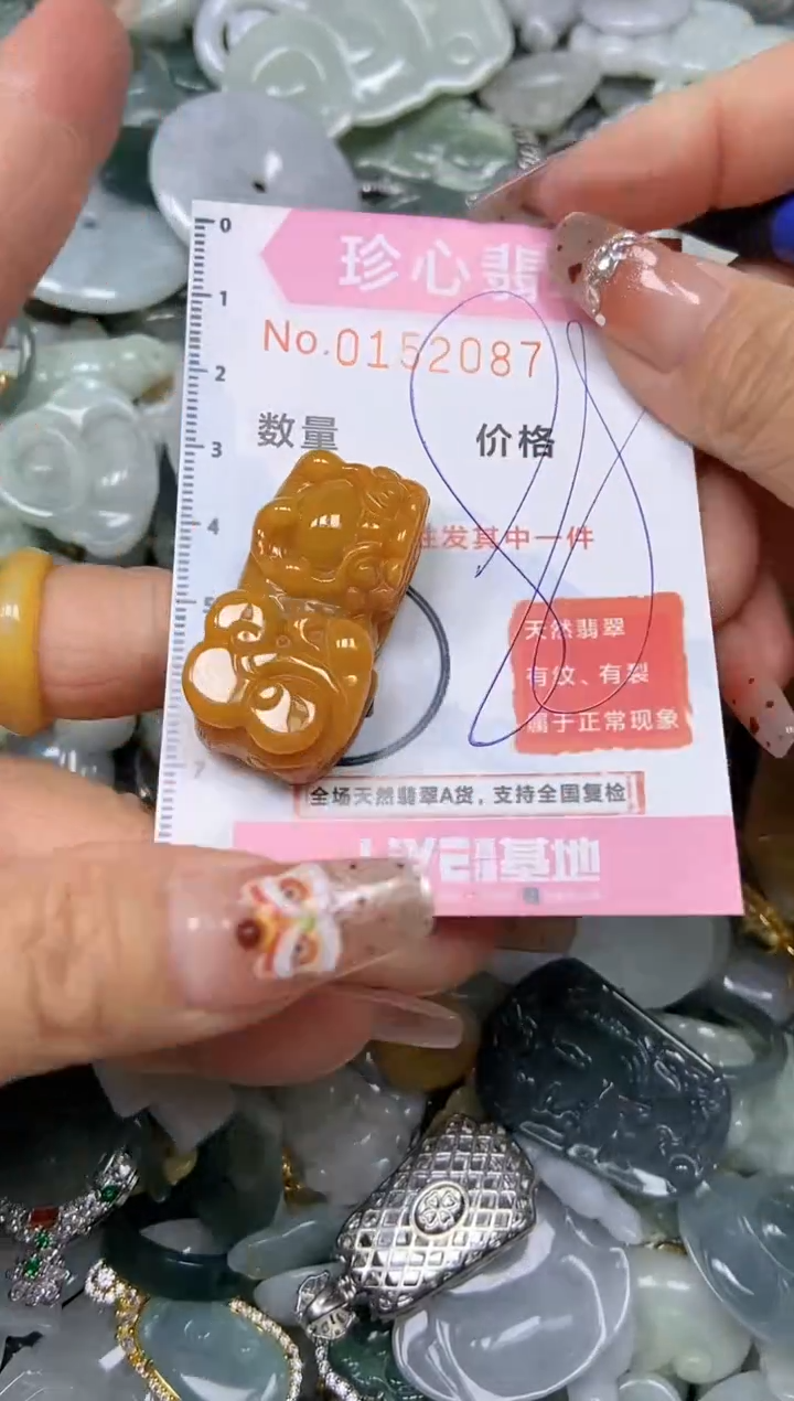 【闪购商品】翡翠颈饰未镶嵌闪购链接0152087