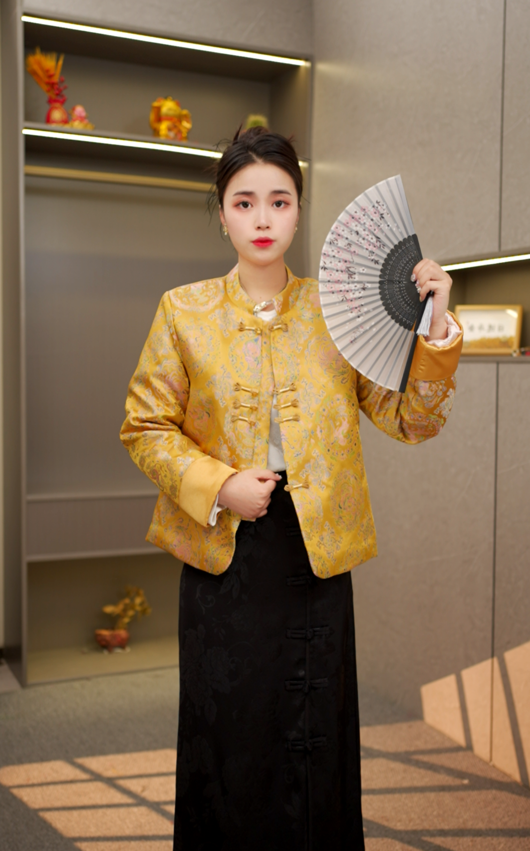 忆江南【腰缠万贯】新中式国风气质时尚百搭宽松加棉冬季上衣外套