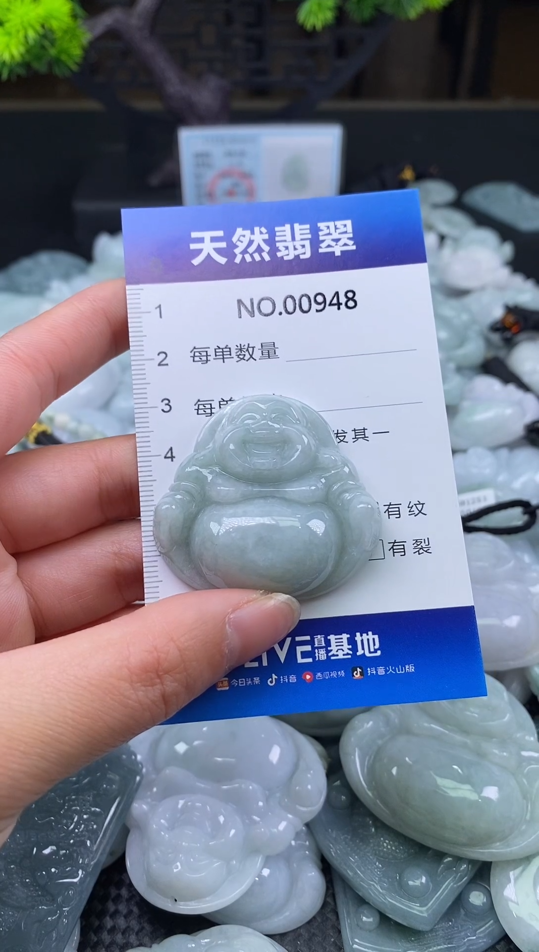 颈饰未镶嵌翡翠天然缅甸翡翠948