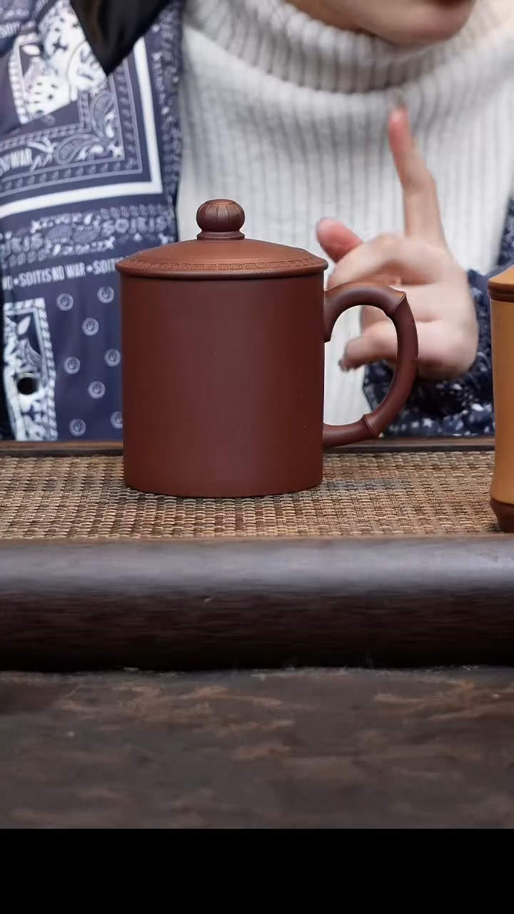 【闪购商品】紫砂茶杯底槽清直筒